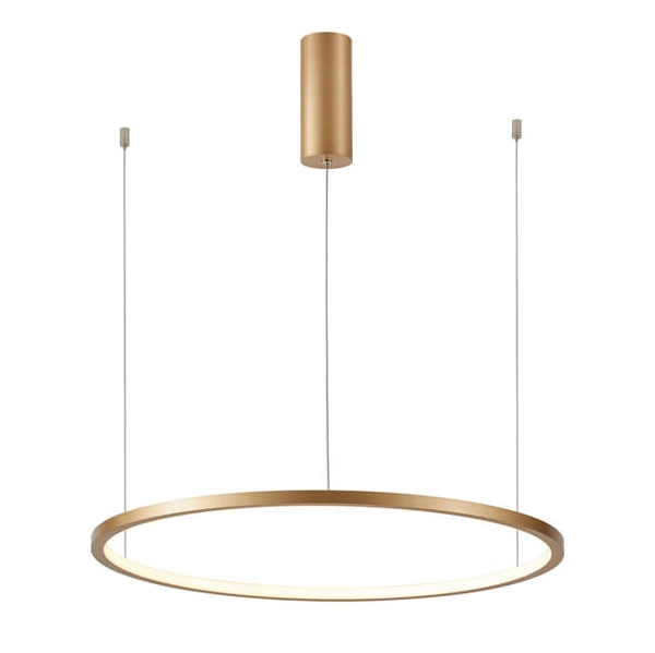 Lampa zwis ring Vinola PND-56135B-100RPP-GD-3KS4K-TRDIMM Italux LED 58W 3000-4000K złoty