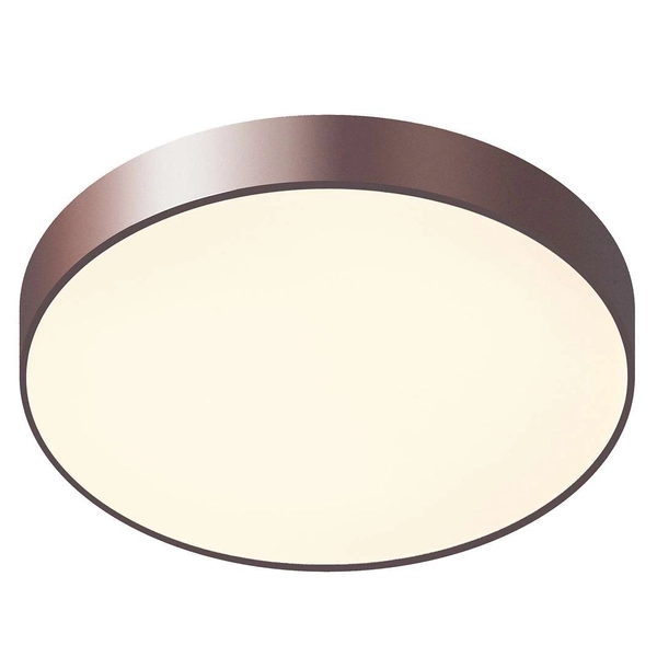 Sufitowa LAMPA natynkowa ORBITAL 5361-830RC-CO-3 Italux okrągła OPRAWA plafon LED 24W 3000K metalowy brązowy