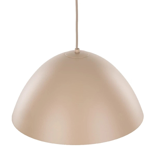 Klasyczna lampa wisząca Faro 10657 do salonu metalowy beżowy