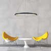 Wisząca lampa Ring LP-909/1P S BK CCT LED 22W 3000-6000K pierścień czarna