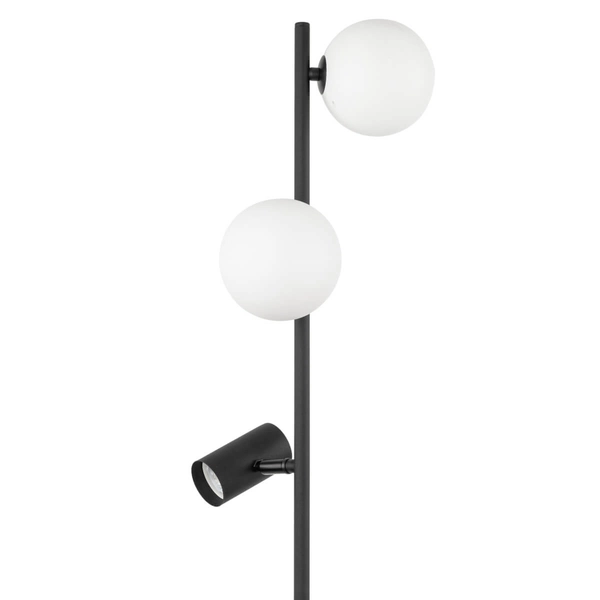 Stojąca lampa podłogowa Vox 16063 balls sopel do salonu czarna biała