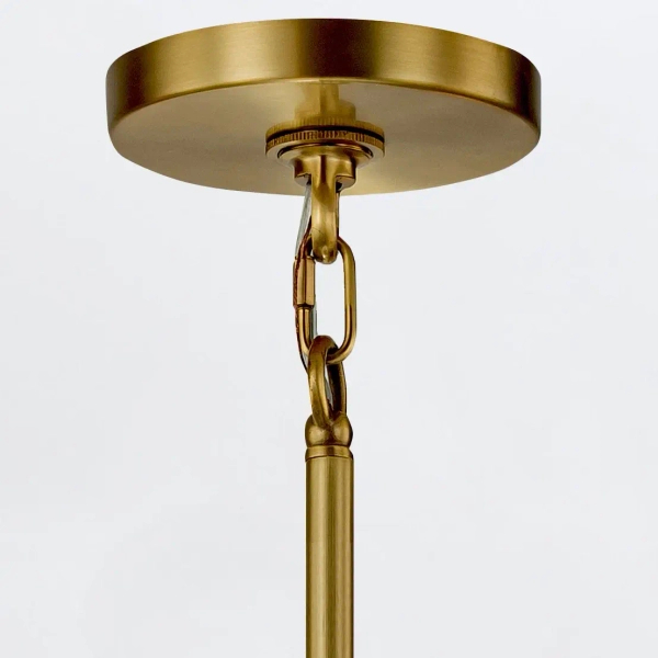 Metalowa lampa wisząca Marvela MARVELE8-AB-OPAL tubki mosiądz