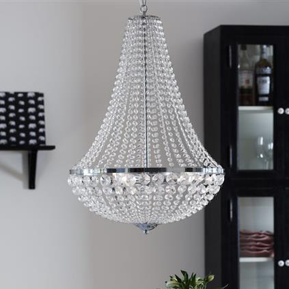 Jadalniany żyrandol Granso 105317 lampa wisząca nad stół chrom