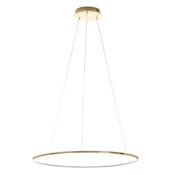 Okrągła wisząca lampa Ring Slim MSE1501100156 Moosee LED 20W 3000K pierścień złoty