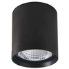 Spot LAMPA sufitowa VETRA OWG-705R/BF-WW Italux metalowa OPRAWA plafon LED 40W 3000K tuba łazienkowa IP65 czarna