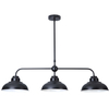 Industrialna lampa wisząca Dragan 5309 czarna do sypialni metalowa