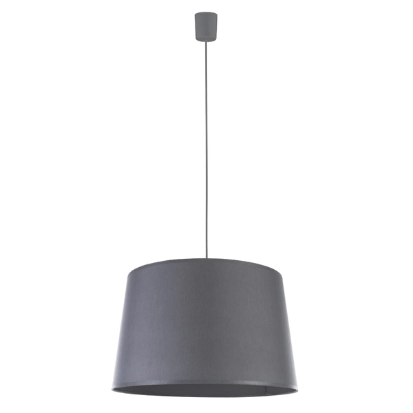 Wisząca lampa abażurowa Maja 1881 TK Lighting do salonu szara grafitowa