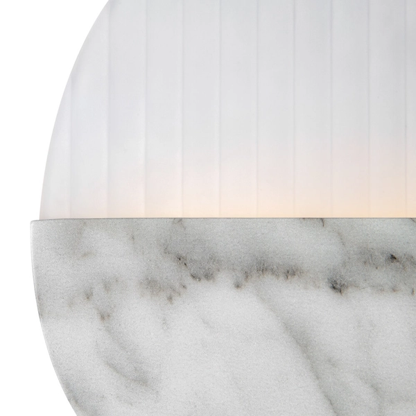 Okrągły kinkiet ścienny Jupiter MOD320WL-L13MR3K1 LED 13W 3000K szary biały