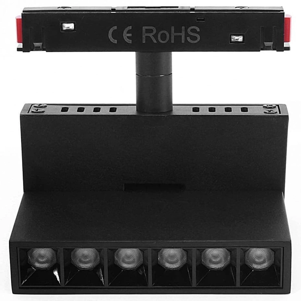 Oprawa szynowa 3-fazowa magnetyczna 481 Domeno LED 6W 3000K z diodami czarna