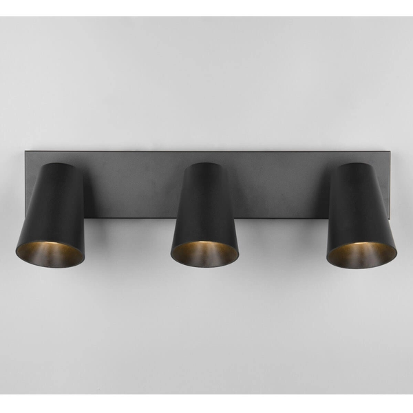 Punktowa lampa sufitowa Sharp 817100332 z regulacją tuba reflektor czarna