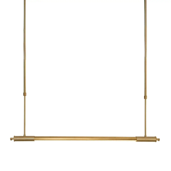 Wisząca lampa belka FLUSORE P0660D LED 12W 3000K metalowa złota