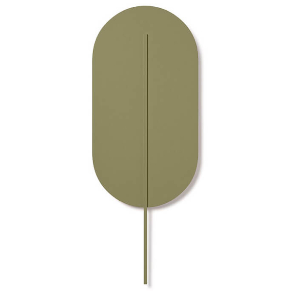 Naścienna lampa do jadalni Rokke RKK214140 metalowa oliwkowa