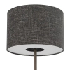 Podłogowa lampa do salonu AMARELA 11663 z tkaniny brązowa