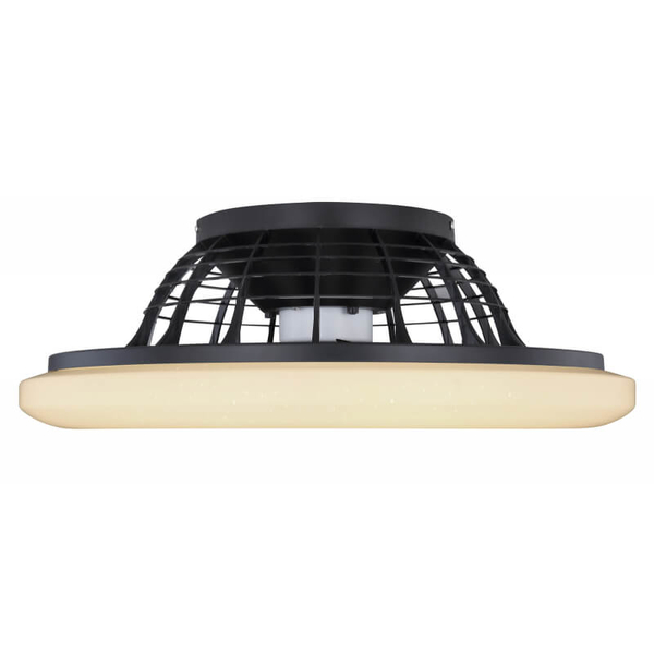 Wentylator z lampą LED Travo 03628B plafon 30W 3000K - 6500K czarny