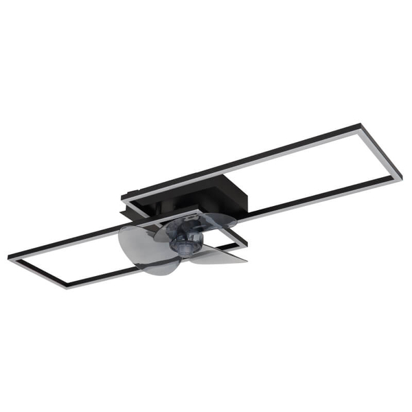 Lampowentylator sufitowy Tatjana 67243-30BF LED 38W CCT ściemnialny czarny