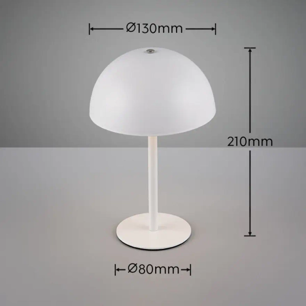 Dotykowa lampka stołowa grzybek MUNOZ R54891131 LED 1,3W 3000K biały