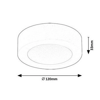 Okrągła lampa sufitowa SHAUN2 71192 LED 7W 4000K okrągła biała
