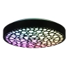 Plafon z pilotem Chizu R67161132 RL Light LED 22W 2700-6000K RGB czarna