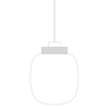 Wisząca lampa Boom 9969P/A Step LED 24W 3000K klosz szklany mosiądz dymiona