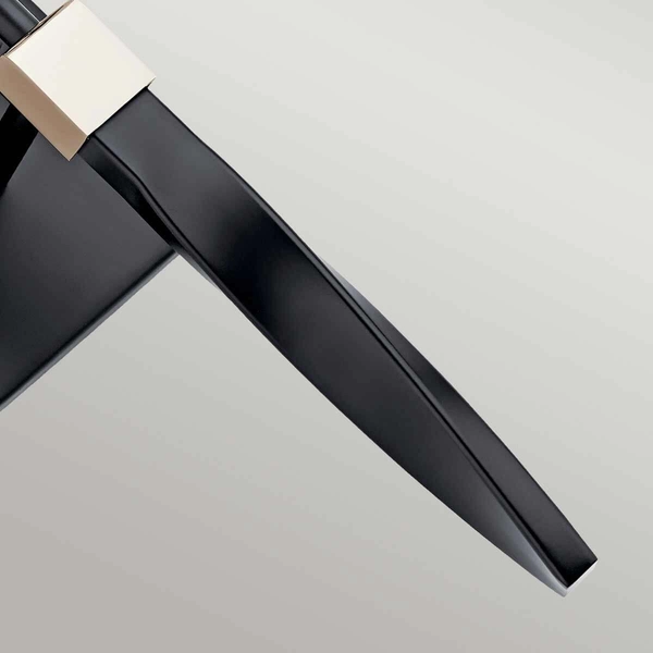 Ścienny kinkiet do łazienki Marette KL-MARETTE1-BK IP44 nikiel czarny