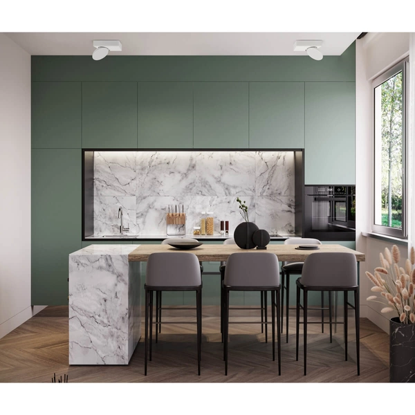 Natynkowy spot kuchenny Castelio LED 5W metalowy biały