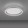 Okrągła lampa sufitowa Ritus 15391-95 Just Light LED 20W 3000K salonowa aluminium