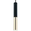 LAMPA wisząca Slimi S Nero Track/Gold Orlicki Design metalowa OPRAWA do systemu szynowego 1-fazowego czarna złota