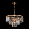 Lampa wisząca glamour Revero MOD085PL-07BS Maytoni kryształowa mosiądz