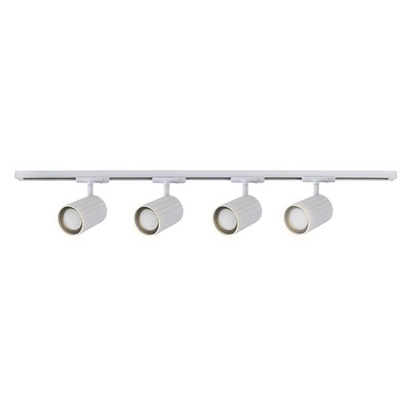 System szynowy Tokio LP-787 SET 1F WH regulowany reflektorki 1-fazowy białe