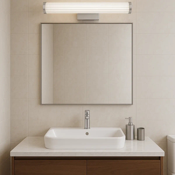 Ledowy kinkiet łazienkowy VENA LP-1010/1W-45 CH LED 8W CCT IP44 chrom