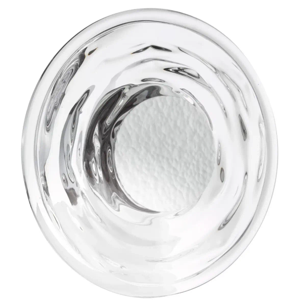 Szklana lampa ścienna Dewey DEW0750 talerz LED 6,5W 3000K chrom