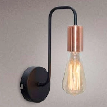 Kinkiet lampa ścienna HERPE 21-66855 metalowa industrialna miedź czarna