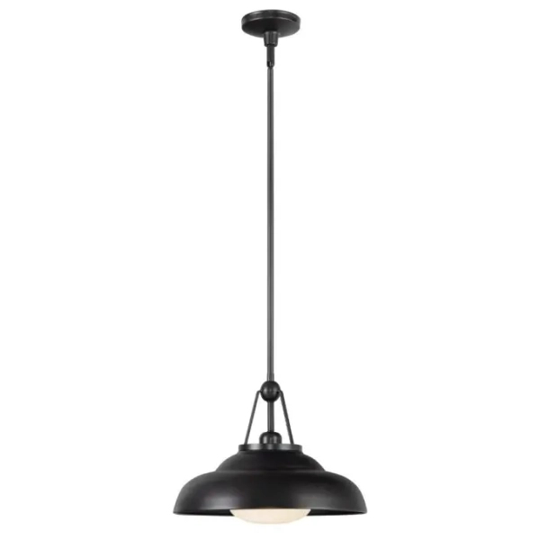 Wisząca lampa nad wyspę Palmetto QN-PALMETTO-P-M-UBZ do kuchni czarny