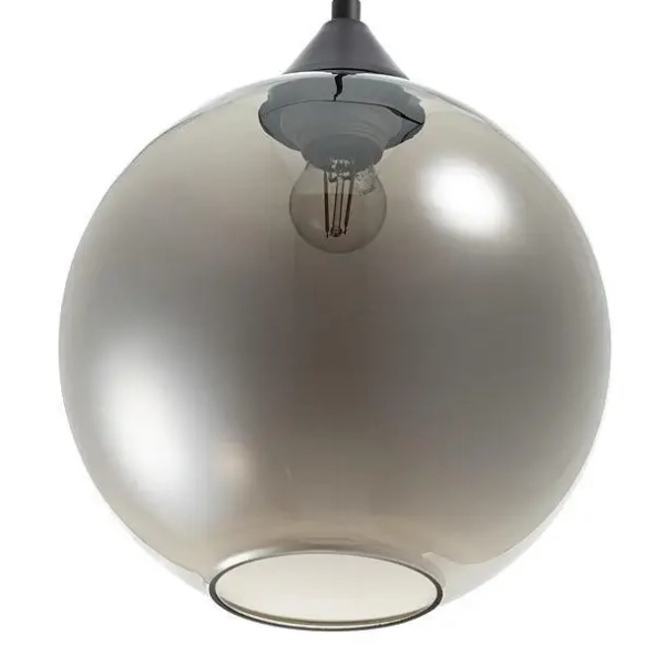 Lampa zwis Love bomb ST-5012 SMOKE Step ball przydymiona szara