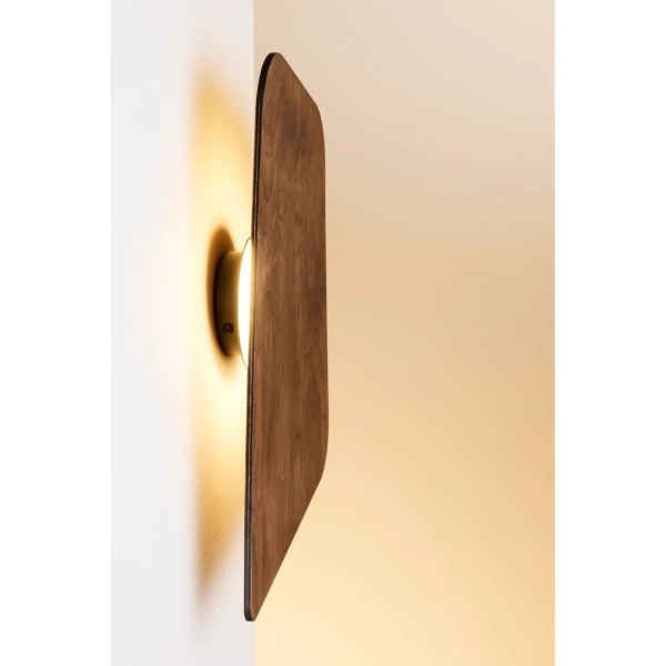 Lampa ścienna brązowa BUTTON LED 4W 3000K modernistyczna 41893