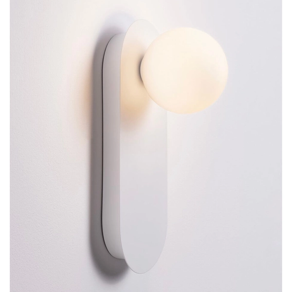 Kulisty kinkiet przyścienny do sypialni ALTOS LE44370 biały