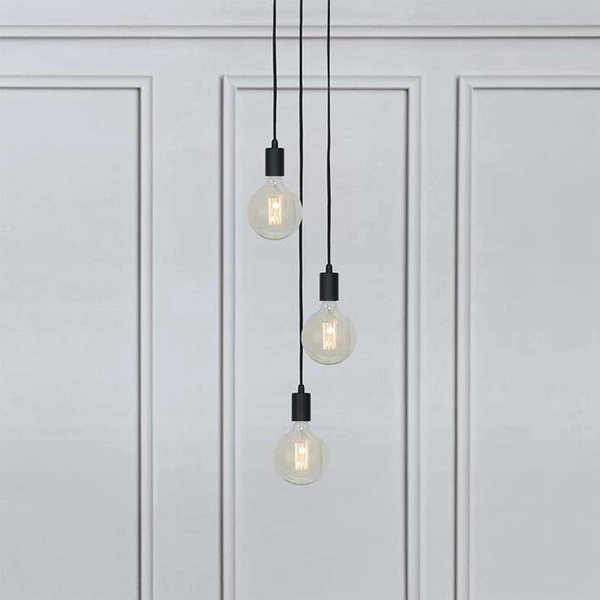 LAMPA wisząca SKY 106334 Markslojd metalowa OPRAWA zwis KASKADA przewody kable czarne