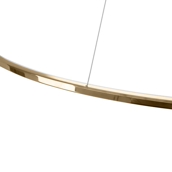 Okrągła wisząca lampa Ring Slim MSE1501100156 Moosee LED 20W 3000K pierścień złoty
