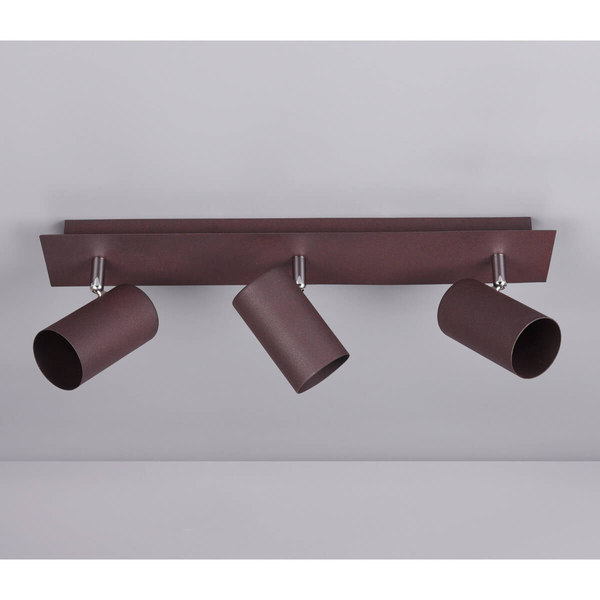 Lampa nasufitowa regulowana MARLEY 802400324 Trio potrójna salonowa miedź