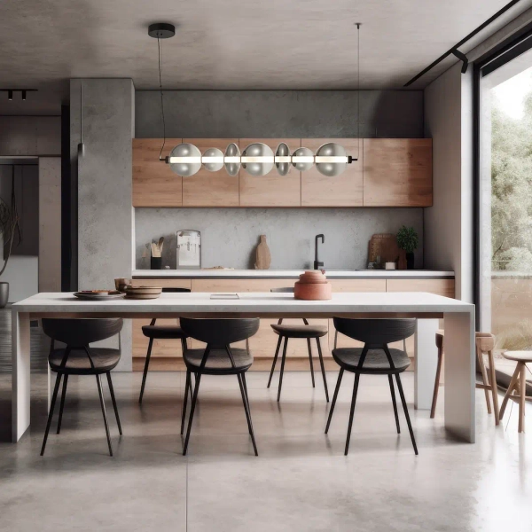 Molekułowa lampa wisząca DAPHNE ML0348 LED 40W 3000K przydymiona czarna