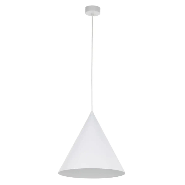 Lampa wisząca stożkowa CONO 10009 salonowa biały