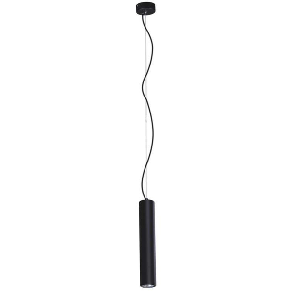 LAMPA okrągła Mile K-4407 Kaja wisząca OPRAWA metalowy ZWIS sopel czarny