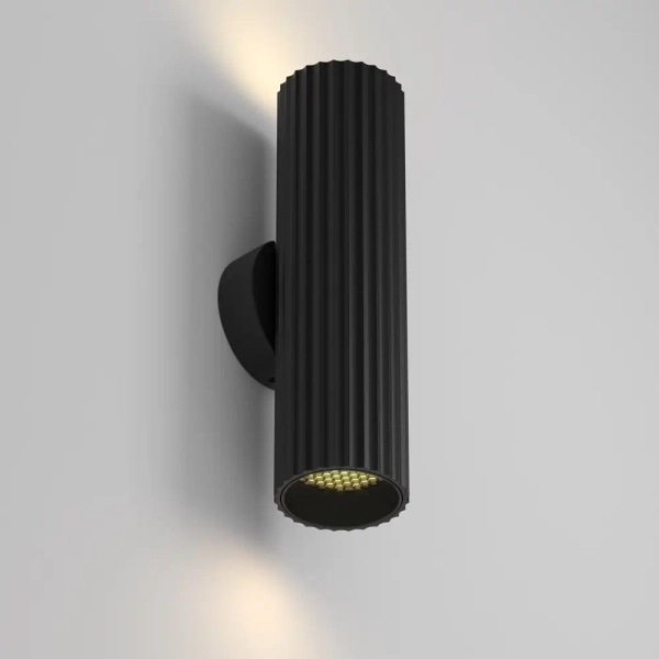 Dwustronna lampa ścienna Calipso C106WL-02-GU10-B czarna