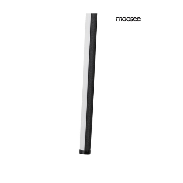 Minimalistyczna lampa wisząca Ombre tuba LED 8,5W czarna