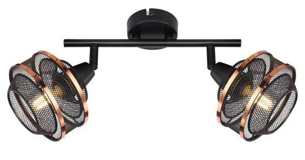 Sufitowa lampa regulowana Bellona 54020-2 czarna złota