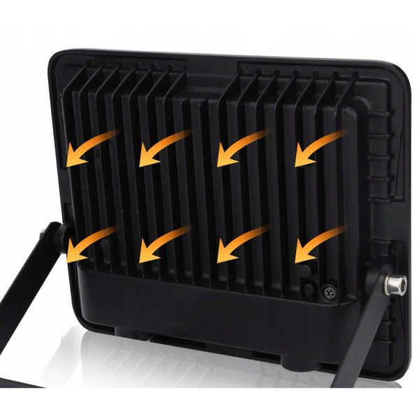 Ogrodowy naświetlacz ruchomy CGNASLED50W IP44 czarny
