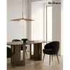 Stół ESSENZA MM001501100385 czarny złoty dekor marmuru metal 240x120cm
