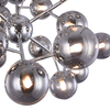 LAMPA wisząca DALLAS MOD545PL-24CH Maytoni modernistyczna OPRAWA molekuły ZWIS kule balls chrom przydymione