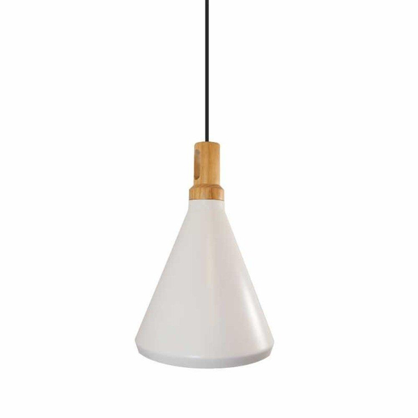 Kuchenna lampa wisząca Nordic woody ST-5097C Step biała drewno