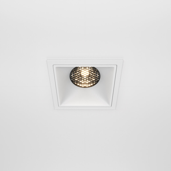 Lampa wpuszczana do salonu Alfa DL043-01-15W3K-D-SQ-W LED 15W 3000K biały